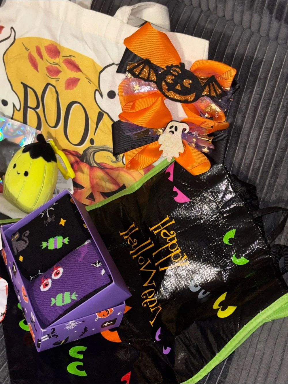 Halloween Accessory Set - Orange & Purple